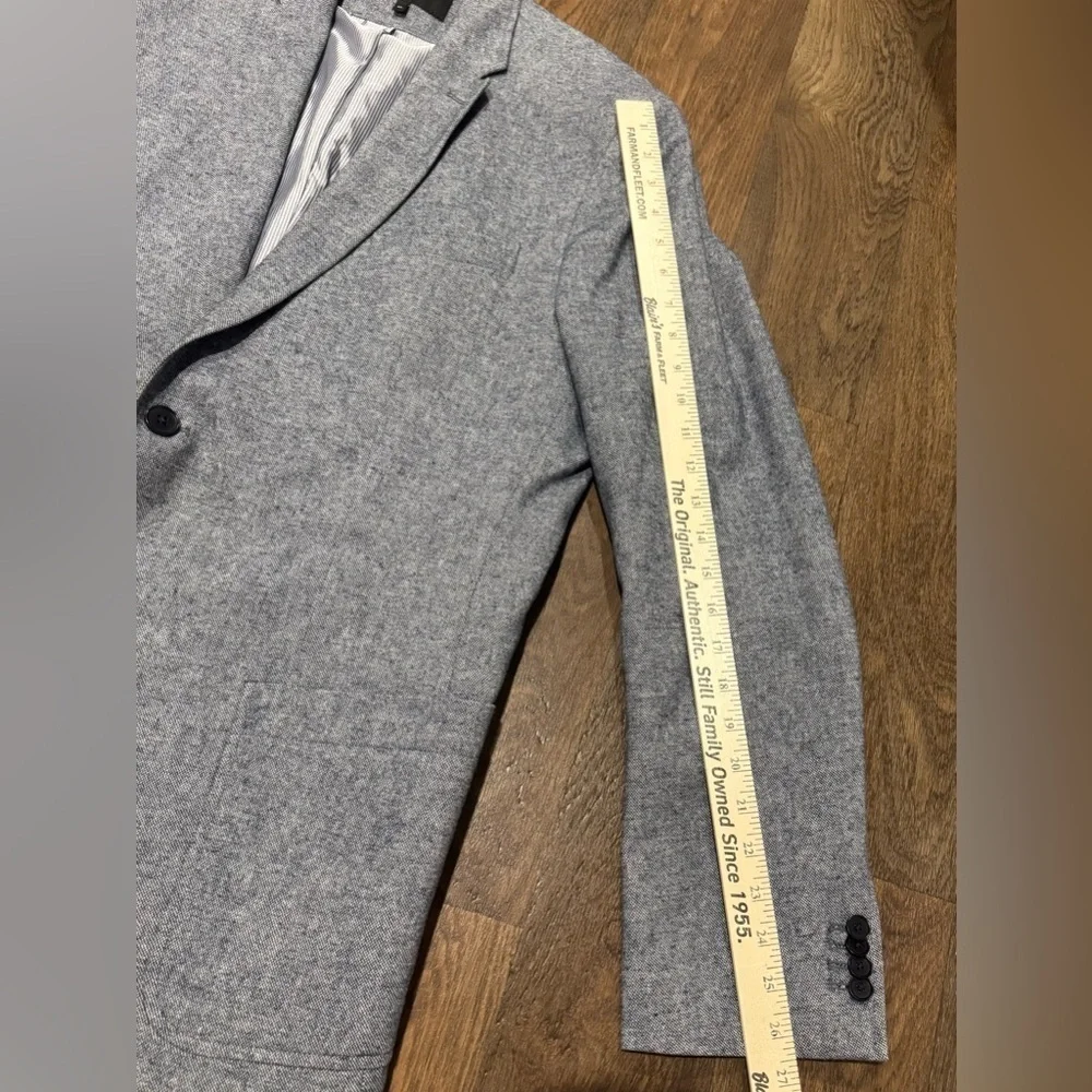 Banana Republic Men’s 46L Light Blue 100% Cotton Tailored Fit Blazer